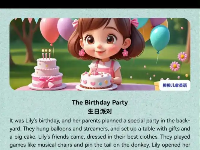 the birthday party 生日派对
