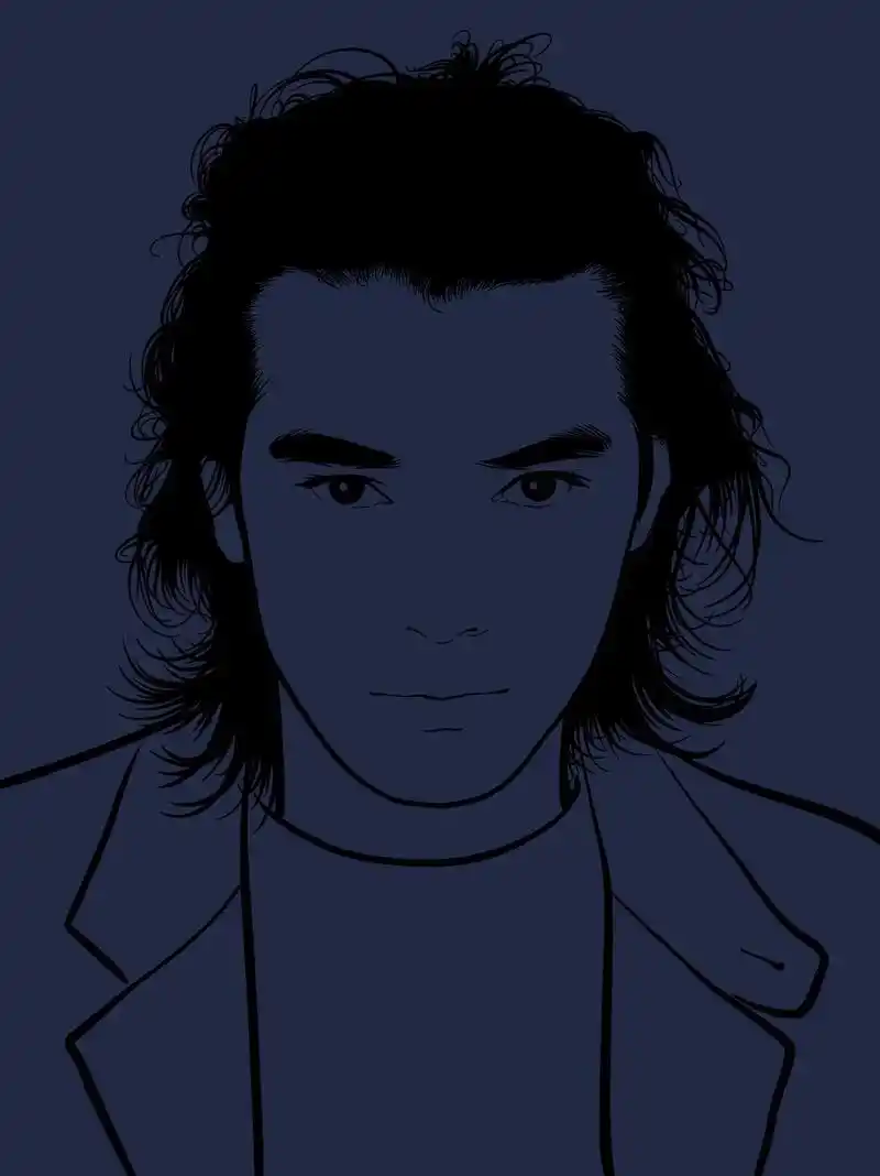 金城武头像绘画步骤