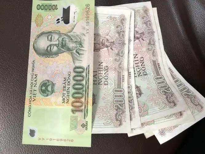 越南货币100000越南盾相当于33元人民币