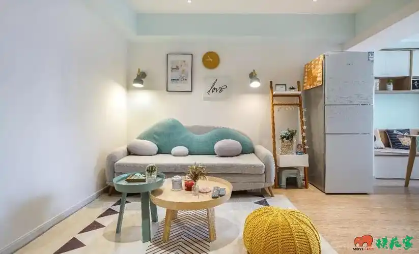 52平米小户型装修效果图北欧风小复式住宅