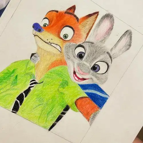 临摹疯狂动物城00