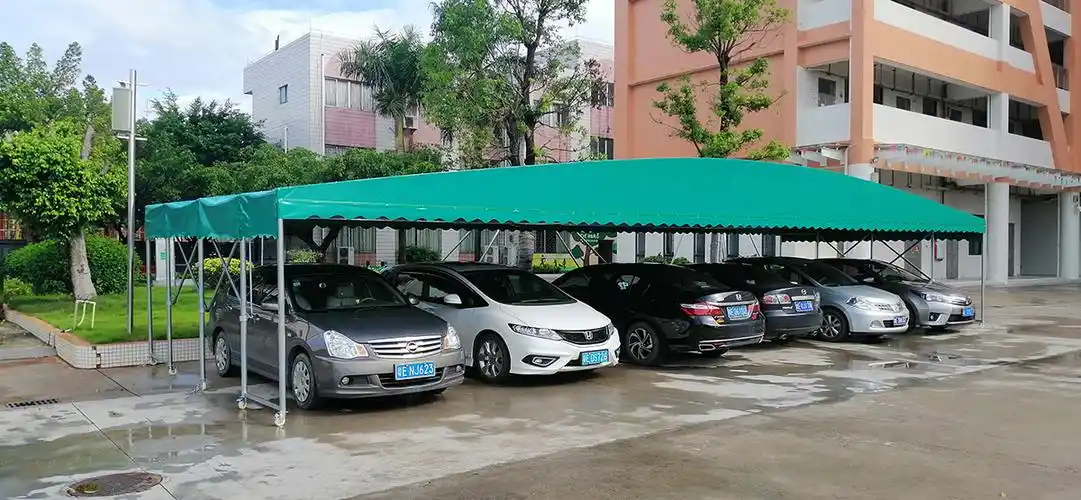 摩托车车棚|停车棚 - 活动伸缩雨棚帐篷_推拉雨棚厂家_推拉遮阳棚