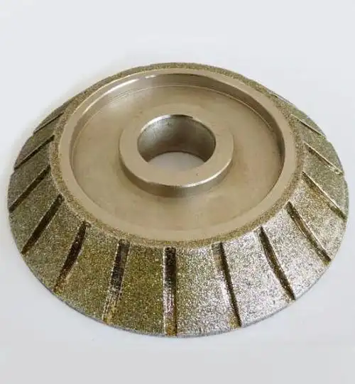 电镀金刚石倒角打磨轮成型轮石材砂轮修整磨轮斜边修整轮