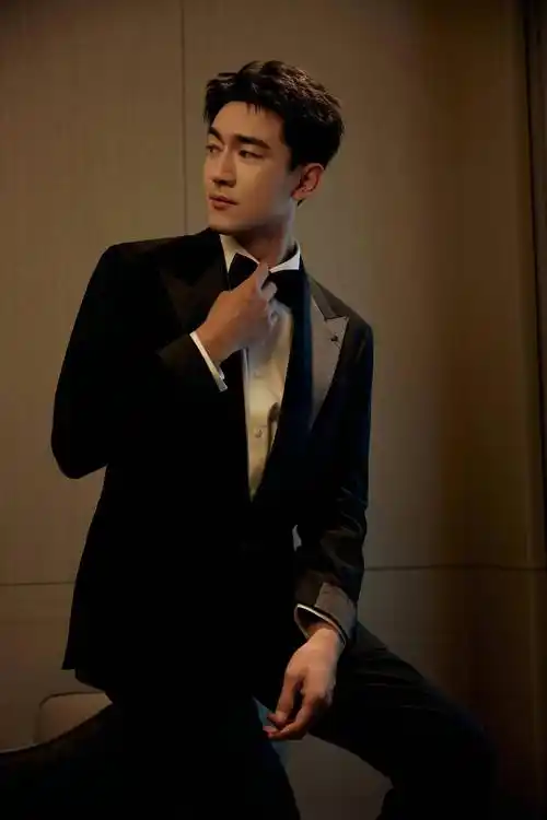 明星林更新写真集:剑眉星眸,仪表堂堂