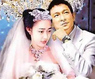 天王刘德华妻子朱丽倩婚纱照美极了,难怪一直没公开!