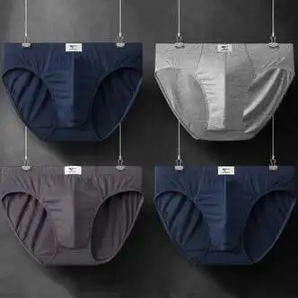 七匹狼septwolves男士内裤纯棉三角裤男生底裤全棉透气男式裤头青年