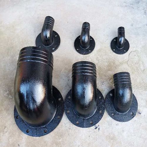 潜水污水泵出水口90度弯头法兰排污泵接头国标2寸3寸水泵弯头配件 140