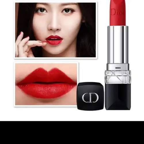 dior迪奥口红999滋润版烈艳蓝金魅惑粉漾闪亮女士丰唇唇膏淡化唇色