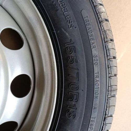 d70d80比德文宝路达145/70/12/155 70r13钢圈轮胎外胎轮毂 13寸钢圈