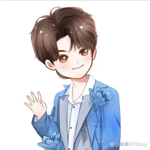 真源的表现是有目共睹地在不断进步,展示了自己张真源的动漫头像