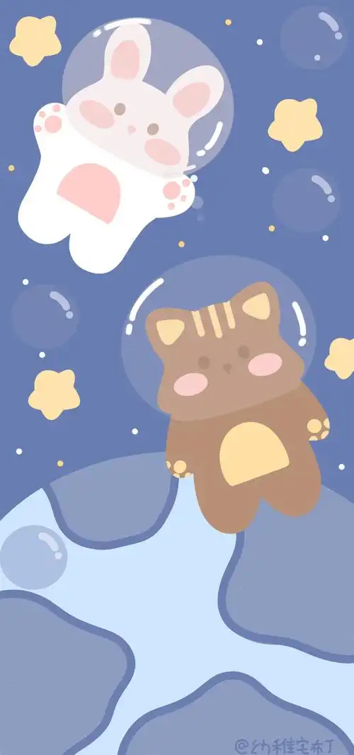 可爱手绘主题手机壁纸