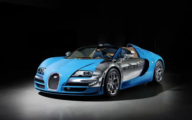 蓝色布加迪威龙16.4传奇限量版桌面壁纸高清下载