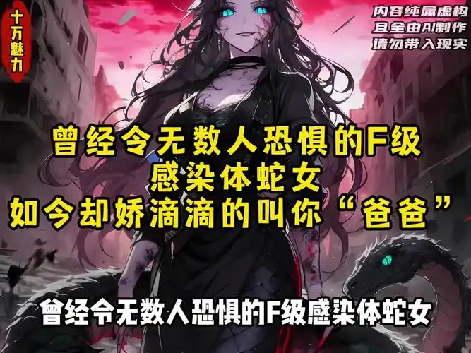 曾经令无数人恐惧的f级 感染体蛇女 如今却娇滴滴的叫你"爸爸"