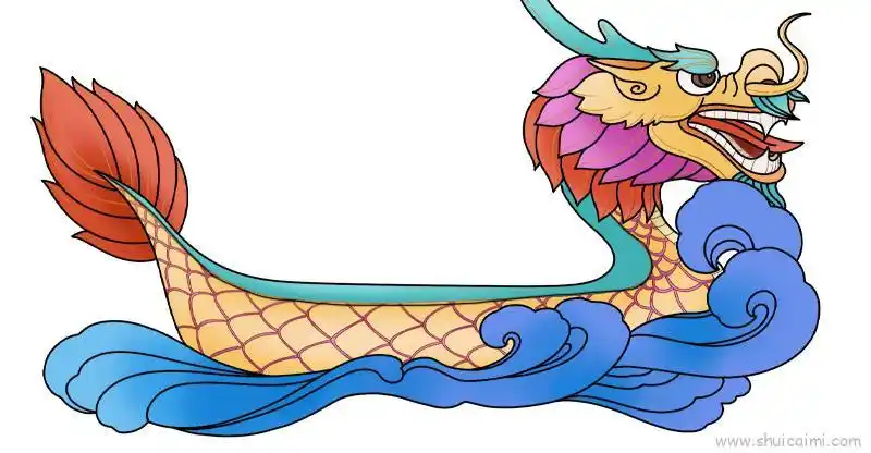 龙舟儿童画怎么画龙舟简笔画步骤