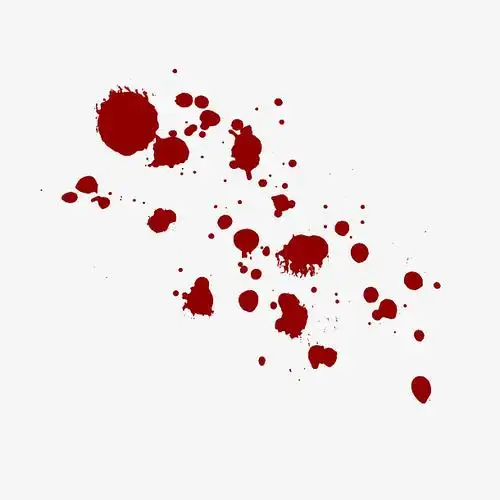 喷溅状血液矢量png狙