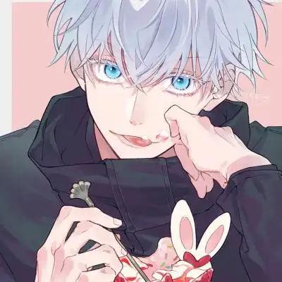 白发蓝眸小帅哥_男生头像_我要个性网