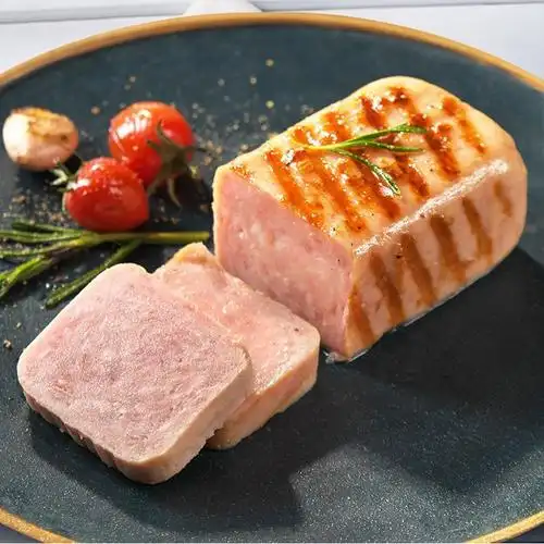 王家渡低温午餐肉原味320g方便面泡面搭档火腿早餐三明治火锅烧烤