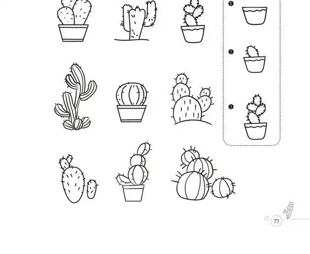 简笔画5000例初学者一本就够动物植物水果食物教材 宝宝绘画0-3岁