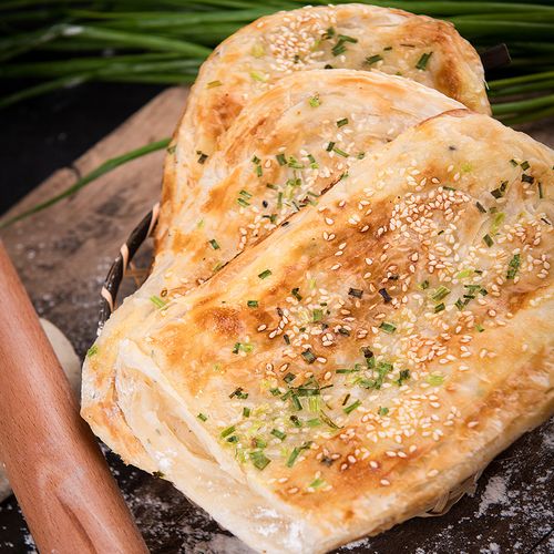 李大皖正宗安徽淮南牛肉汤油酥烧饼手工烧饼半成品坯碳烤饼200片 李大