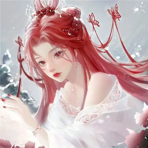 手绘漫画闺蜜头像唯美古风动漫多人图片