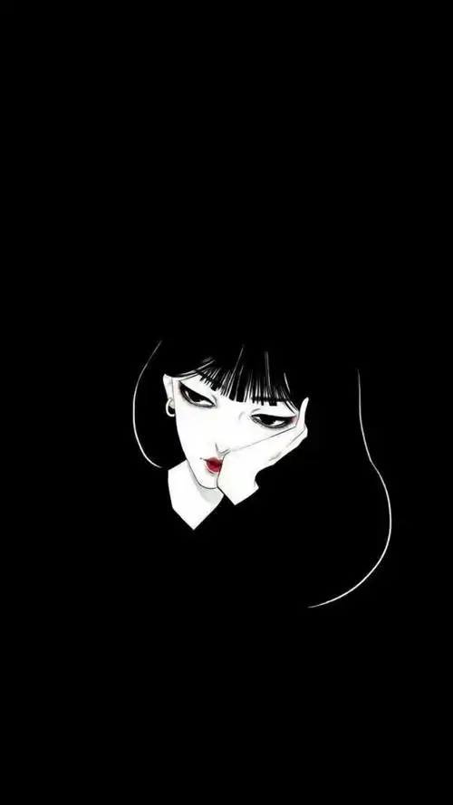 情侣壁纸(超酷,黑色系):向往温柔向_手机壁纸_动漫卡通手机壁纸_我要