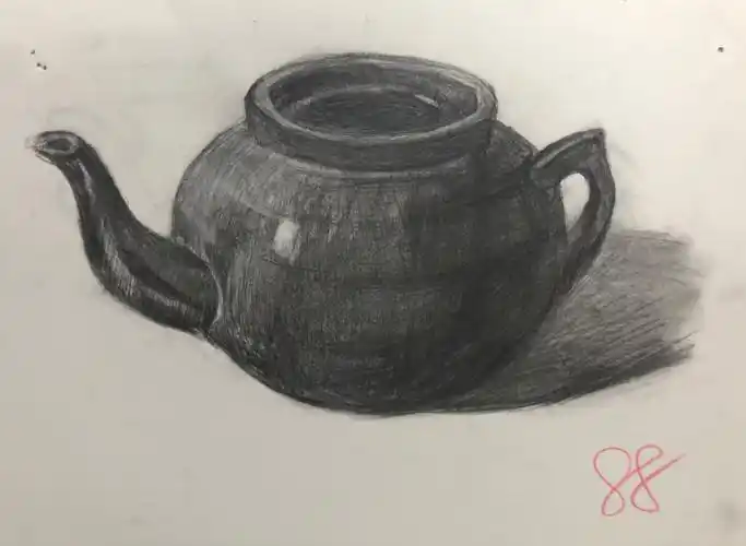 周日下午(11月24日)小学素描班学生素描赏析