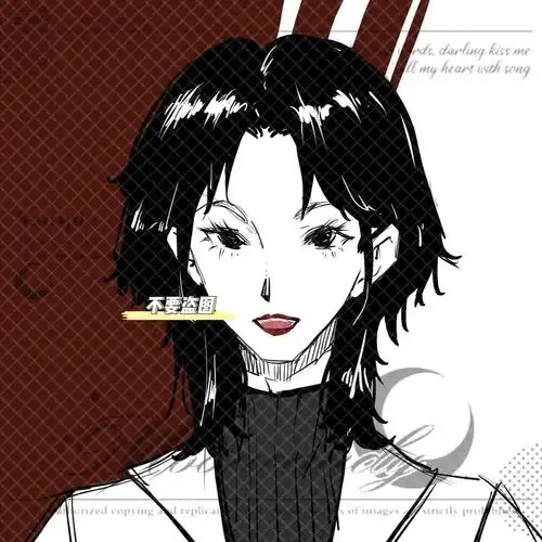 客单9215盗//9215二次搬运//#画画  #头像约稿  #蝉女  #狼尾