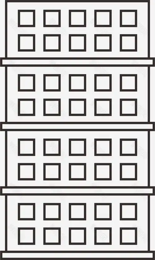 画超简单的楼房简笔画步骤图高层建筑物上色简笔画要怎么画高楼简笔画