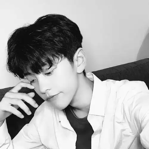 半身头像 男生头像 韩系 中系 混搭 气质 个性 男神 黑白 季懿苏の