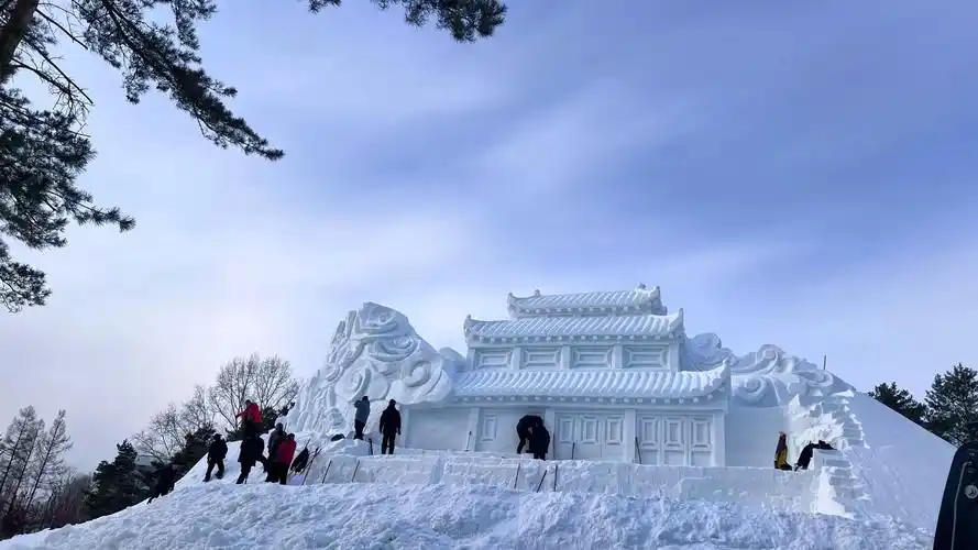 长白山真的在建云顶天宫了05#盗墓笔记 #云顶天宫 #长白山 - 抖音