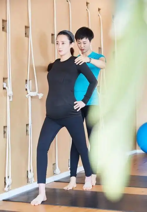 蒋勤勤怀孕了都这么美,无愧于"女神"这个美名!