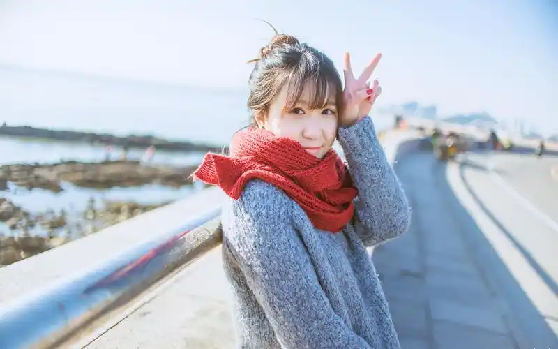 小清新美女春日唯美写真集电脑高清壁纸