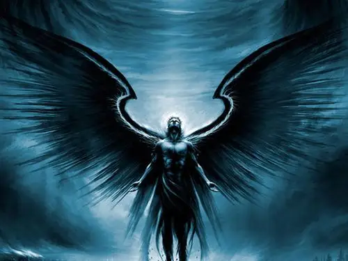 求一张堕落天使的图片 翅膀要大,正脸对人,不要百度图片上的