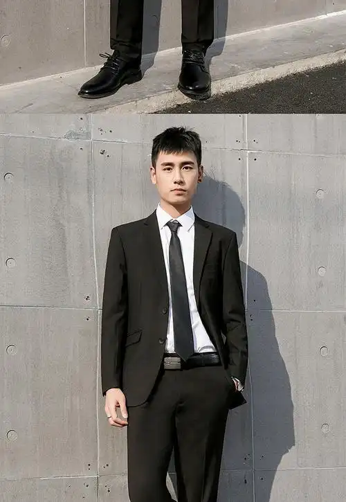 趣仕达新品面试正装男西服套装男面试正装毕业照西装修身职业装学生