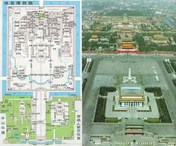 无聊时整理的故宫地图及其各个宫殿的用途