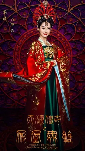 凤凰无双电视剧主演海报手机壁纸凤凰无双古装剧王丽坤郑元畅古装美女