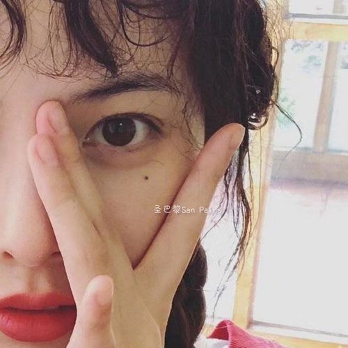 泫雅同款泪痣贴美人痣纹身贴防水女脸部持久仿真网红少女眼部简约