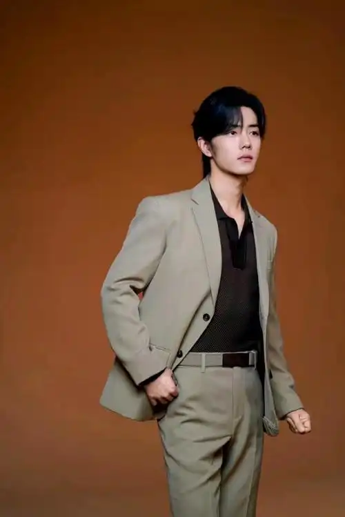 肖战深v亮钻西装##肖战