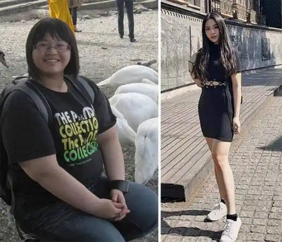 30张减肥前后对比照,每个胖妞都是潜力股,网友:这不分明是换人_运动