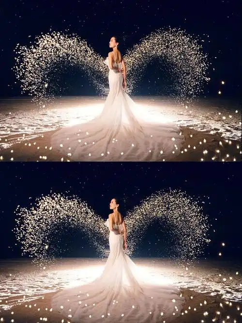 夜景婚纱照就拍这样的创意十足78