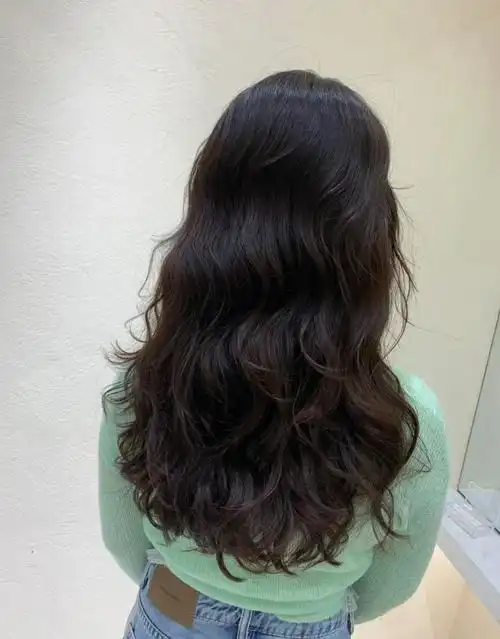 圆脸,方脸女生烫发发型,免打理