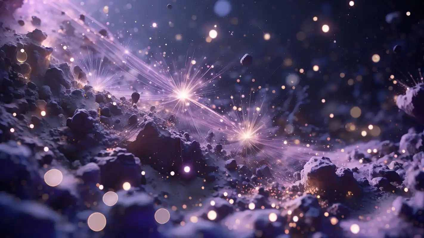 哇哦!这组浅紫色星空背景图也太梦幻了吧(77ω77)!