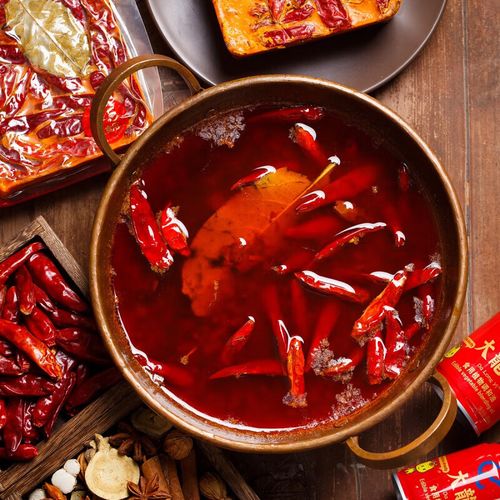 大龙燚火锅调料手工方砖牛油底料416g重庆四川火锅麻辣香锅4袋装 底料