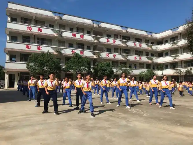 "华丽70 和睦共进"——江埔街和睦小学举行学生军训汇报表演暨各村