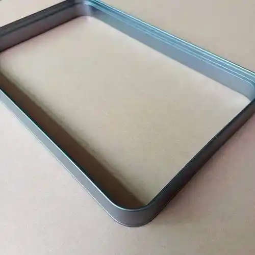 铝合金显示器边框铝型材加工led铝边框氧化喷砂 冲压折弯拉完框