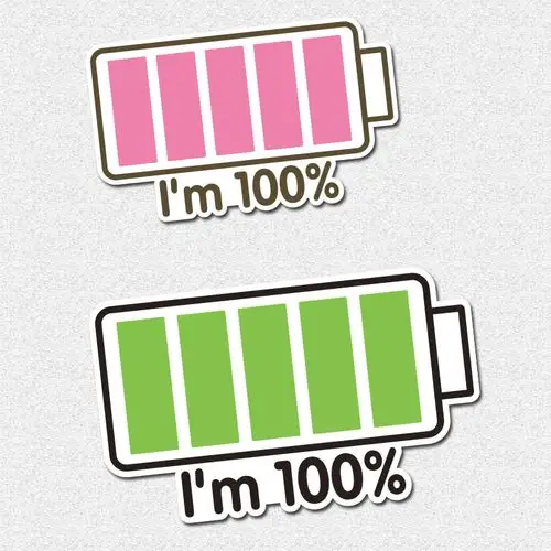 电动车贴纸个性改装反光贴充电满格电车汽车后窗车尾划痕遮挡遮盖