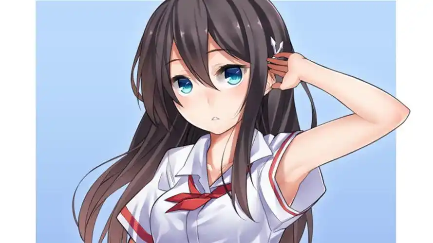 性感,二次元,动漫,卡通,壁纸扎马尾是最美的时候妹子春光一现令人心动