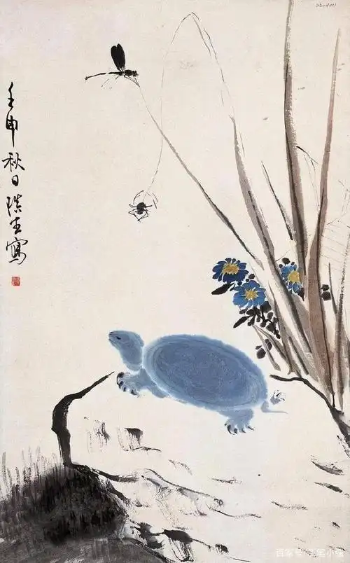 能工笔亦能写意,而以小写意花鸟画最富影响.汪慎生作品欣赏