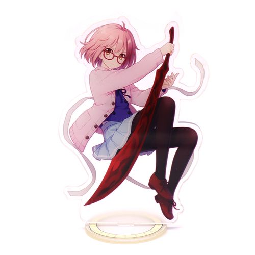 动漫周边立牌 境界的彼方  栗山未来 双面亚克力摆件摆台