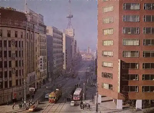 昭和30年=1955年 八十年代末九十年代初东京的一个电铁站「博物馆动物